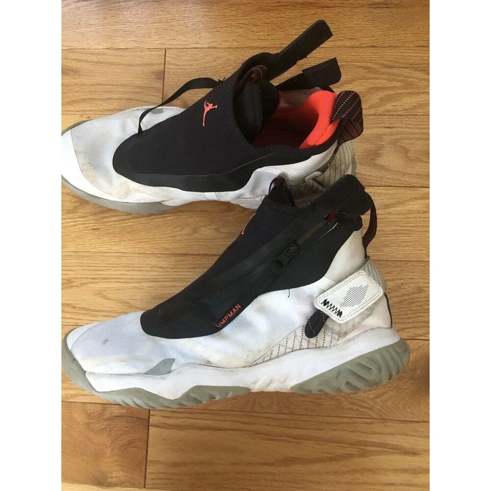 Nike Air Jordan size 11.5 Jumpman React Basketball Shoes White Black CI3794-100
